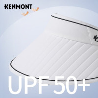 卡蒙(Kenmont)户外轻量化跑步运动空顶帽女大头围吸汗速干折叠防晒太阳帽KM-6043可调节(55-60cm)