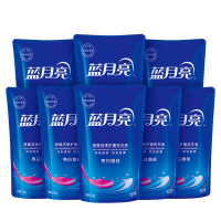 蓝月亮洗衣液 亮白薰袋装500g袋*8亮白增艳(薰衣草香) 全袋装组合81000755/10001242