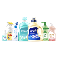 蓝月亮家居焕新礼包 洗衣液洁厕液油污克星洗洁精洗手液 81001011