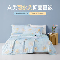 博洋家纺床上用品 双人夏被空调被春秋被冬被夏凉被子单人双人被芯 沪 夏凉被—晕染玫瑰 150*210cm