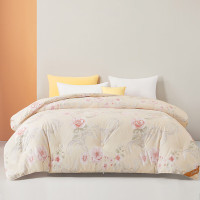 博洋家纺 100%羊毛被春秋被冬被双人加大保暖被子被芯 沪 澳洲羊毛春秋被—芬芳花意 200*230cm