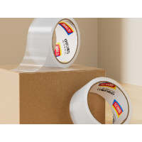 得力 胶带 JD155 (普透)封箱胶带 打包快递搬家胶带48mm*40y*45um(6卷/筒)