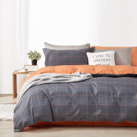 博洋家纺 床上用品全棉纯棉三/四件套 双人印花床单被套四件套 全棉40支绅士床单款被套200*230cm)