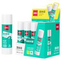 得力(deli)7104 高粘PVA固体胶水 速干可水洗胶棒 DIY手工粘胶学生文具 学生文具 15g/支 办公用品