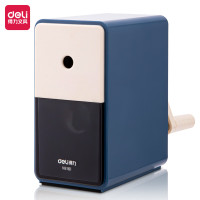 得力(deli)蓝色 美术削笔机自动进铅7档可调手摇式学生学习素描绘画使用 美术削笔机 VB161