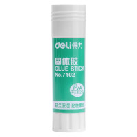 得力(deli)7102 固体胶胶棒粘性强儿童手工课胶水办公用品文具 21g/支