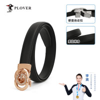 PLOVER 香港啄木鸟 皮带 [金色扣] 双c腰带经典女性皮带