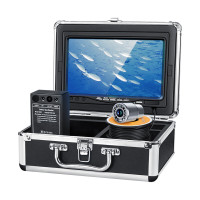 伴车安 探鱼器水下可视高清摄像头锚鱼显示屏夜视水底看鱼器摄像头钓鱼 F13PLUS7寸-50米可录像