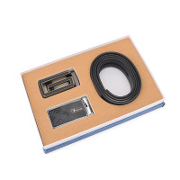 PLOVER 皮带 黑色 GD820041-2A 香港啄木鸟自动扣双扣皮带