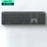 罗技(Logitech)K950 黑色 无线蓝牙键盘 双模静音键盘办公键盘薄膜笔记本电脑手机Mac平板ipad键盘