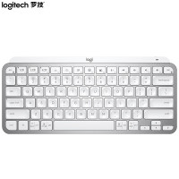 罗技(Logitech)大师系列MX Keys Mini 灰色商用版无线蓝牙键盘 高端办公 ipad超薄妙控键盘