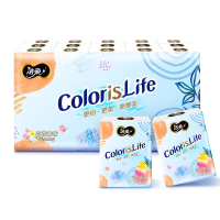 洁柔缤纷百花香手帕纸 1条30包 4层6片