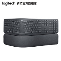 罗技(Logitech)ERGO K860 商用无线蓝牙键盘 人体工学键盘分体式 全尺寸(Bolt接收器2年)