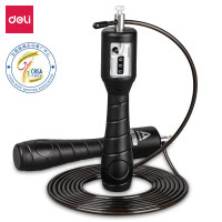 得力(deli)安格耐特F4125轴承机械计数钢丝跳绳(机械计数)