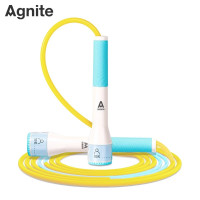 得力(deli)安格耐特FT124-1软胶手柄U型竞速跳绳(不计数)(蓝)