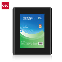 得力deli 得心LQ508物业垃圾袋(黑色)100cmx120cm(50只/包) 2包装