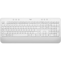罗技(Logitech)K650 商用无线蓝牙 办公键盘 白色
