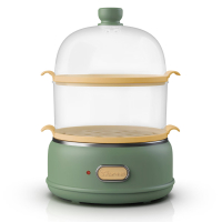 小熊(bear)ZDQ-B14E8 多功能双层煮蛋器 自动跳断 透明上盖 防烫提手