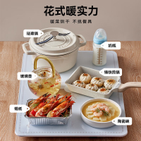 小熊(Bear)BWB-A03R1暖菜板 饭菜保温板热菜板 加热桌垫菜板方形家用热菜神器