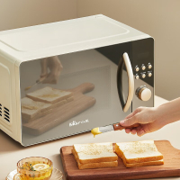 小熊 (bear)WBL-A20R3 微波炉 家用快捷360°转盘加热20L五档火力 20L容量+旋扭操控+快速加热
