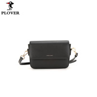 PLOVER香港啄木鸟简约女包 GDNB031-A 黑色 二层皮配超纤