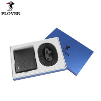 PLOVER香港啄木鸟 皮带套盒 GD820009-2A 黑色 钱夹皮带套装
