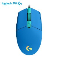 罗技(Logitech)G102 游戏鼠标 有线鼠标 蓝色