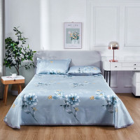 唐纳家纺唐纳家纺 唐纳家纺冰丝凉席三件套 繁花 席面230*250CM 枕套48*74CM*2