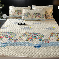 唐纳家纺乳胶凉席三件套 大象 席面150*200CM 枕套48*74*2 TN-SSM21018
