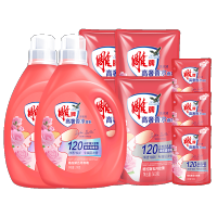 雕牌 2kg*2瓶+500g*4袋+100g*3袋 高奢香水香氛洗衣液 五月玫瑰香 除菌祛味 微胶囊爆香