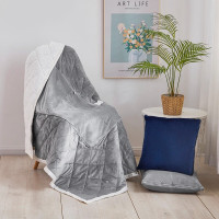 唐纳家纺 水晶绒抱枕被 40*40CM 展开105*150cm TN-PB21049