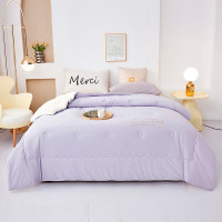 唐纳家纺 火山绒裸睡被 丁香紫 200*230cm/2300g TN-SAQ23039
