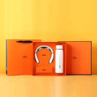 豹牌按摩器健康套装 BP-T2 黑色/白色 保温杯颈椎按摩仪组合