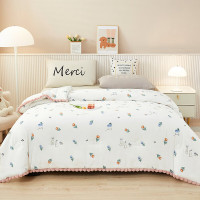 唐纳家纺 德绒提花被 雅粉 200*230cm/2500g TN-SAQ23030