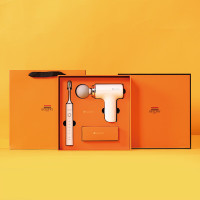 豹牌 按摩器健康套装 BP-T13 橙色 电动牙刷+筋 电动牙刷筋膜枪组合