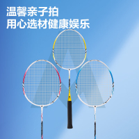 得力(deli)安格耐特F2116铝分体羽毛球拍(3支/付)(带3球)(绿+蓝+红)