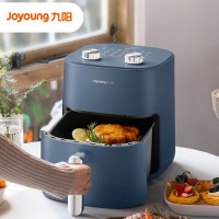 九阳 JOYOUNG空气炸锅5升大容量 双核热风循环不用翻面 蒸汽嫩烤 家用智能无油不粘电炸锅薯条机 KL50-V525