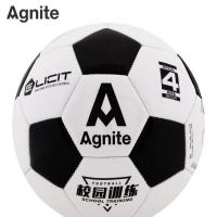 得力(deli)安格耐特F1205_4号PVC机缝足球(黑+白)(个) 学生训练比赛用足球