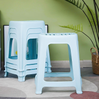 禧天龙(Citylong)D-2114条纹凳4个装 家用加厚防滑耐磨餐椅板凳方凳大号换鞋条纹凳子