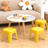 禧天龙Citylong)D-2127节节凳3个装 家用休闲椅子加厚防滑凳板凳方凳换鞋凳