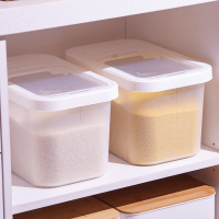 禧天龙(Citylong)T-3339禧乐米桶(白) 家用防虫防潮米箱缸面粉储米罐杂粮日式收纳盒