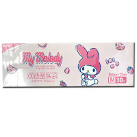 宜洁(yekee) 双链密封袋 三丽鸥联名 食品加厚保鲜 盒装 M号 19.5*17cm*30只