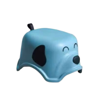 禧天龙(Citylong)D-2116禧哈凳3个装(蓝) 儿童小板凳幼儿园防滑凳浴室洗澡卡通加厚换鞋凳