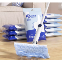 宝家洁 G149宝家洁云吸绒绒布*5包(10片/包)搭配F53夹布小拖把静电除尘