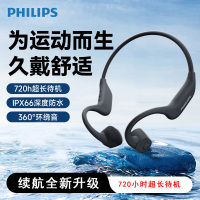飞利浦(PHILIPS)骨传导蓝牙耳机专业运动跑步挂耳真无线开放式长续航高端降噪无内存款