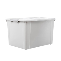 禧天龙(Citylong)X-6325围典收纳箱2个装(白) 家用收纳箱大容量衣物整理箱杂物收纳