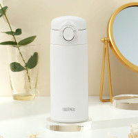 膳魔师(THERMOS)明星同款不锈钢保温杯350ml便携保冷简约弹跳杯男女情侣款 白色