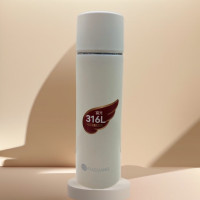 富光 2024新款保温杯FGZ2420优铭双饮休闲杯316不锈钢带滤网 FZG2420-500白色 500ml