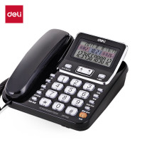 得力(deli)电话机 DP763 黑色 1台