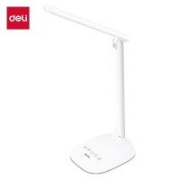 得力(deli)台灯 DP728 LED可充电 白色 1台